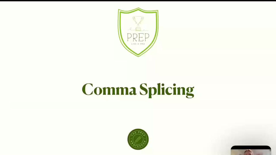Punctuation: Comma Splicing (April 2026)